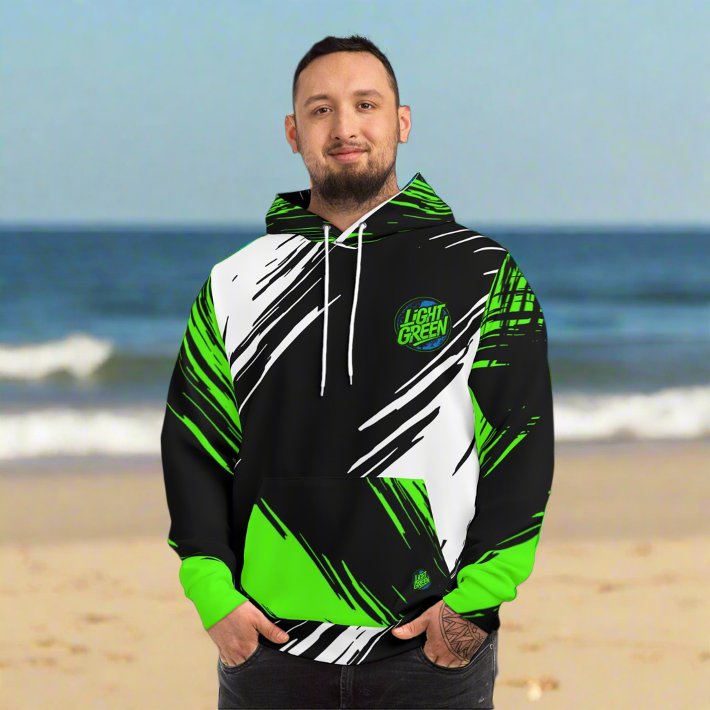 Light Green inspired Street wear hoodie (Copy)