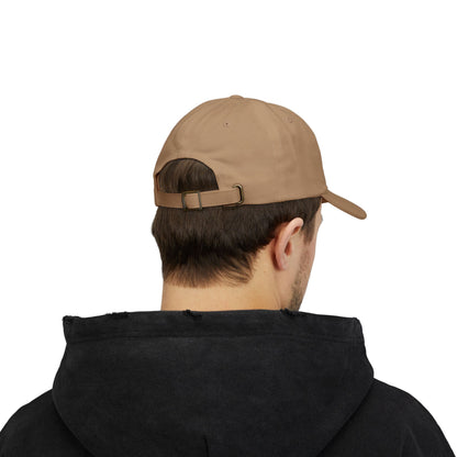 Alchemist Gold Embroidered Dad Cap - Casual White Hat for Everyday Style