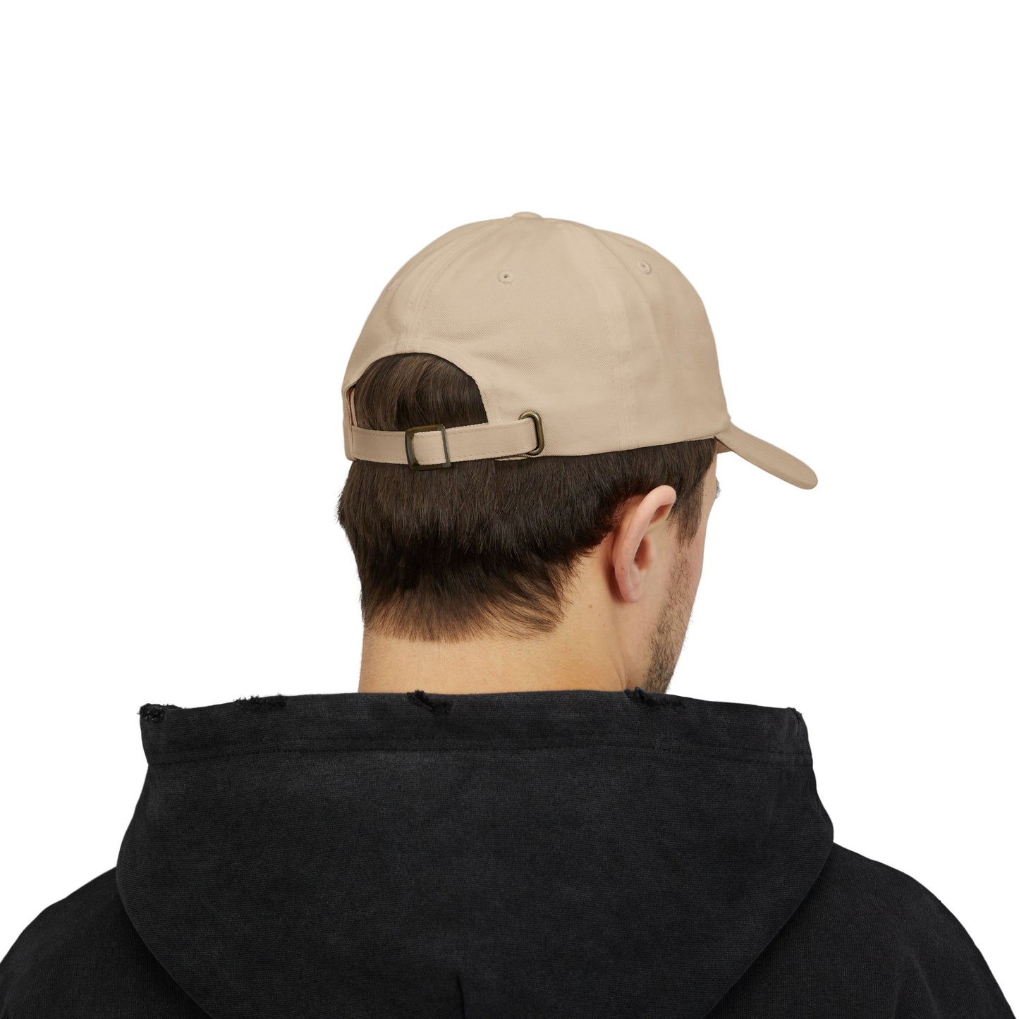 Alchemist Gold Embroidered Dad Cap - Casual White Hat for Everyday Style