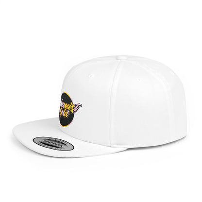 Alchemist Gold Flat Bill Snapback Cap - Trendy Streetwear Hat