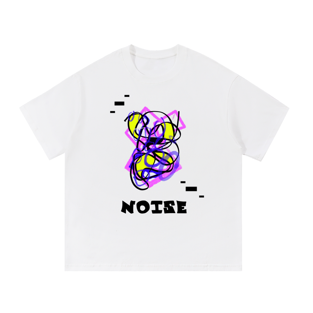 white noise streetwear tee