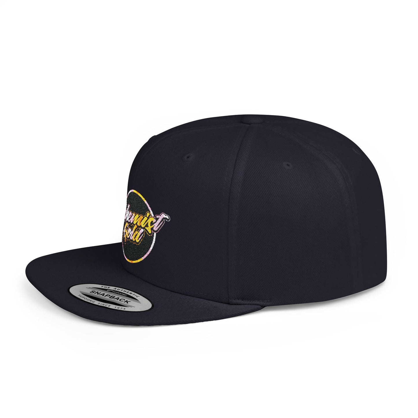 Alchemist Gold Flat Bill Snapback Cap - Trendy Streetwear Hat