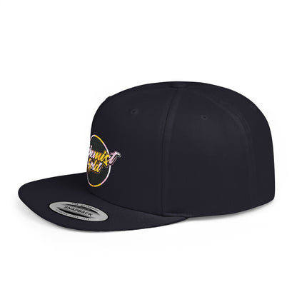 Alchemist Gold Flat Bill Snapback Cap - Trendy Streetwear Hat