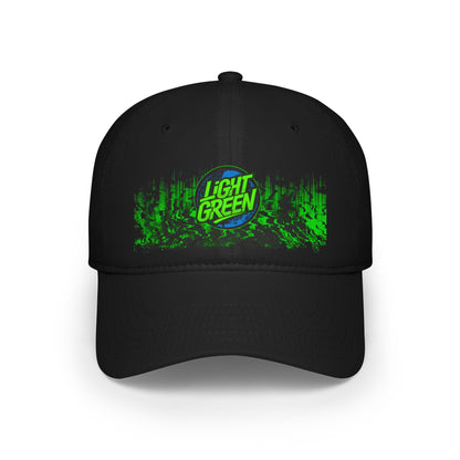 Light Green Graphic Low Profile Baseball Cap - Casual Style for Everyday Wear