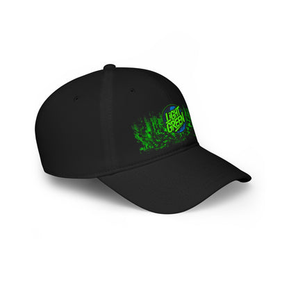 Light Green Graphic Low Profile Baseball Cap - Casual Style for Everyday Wear