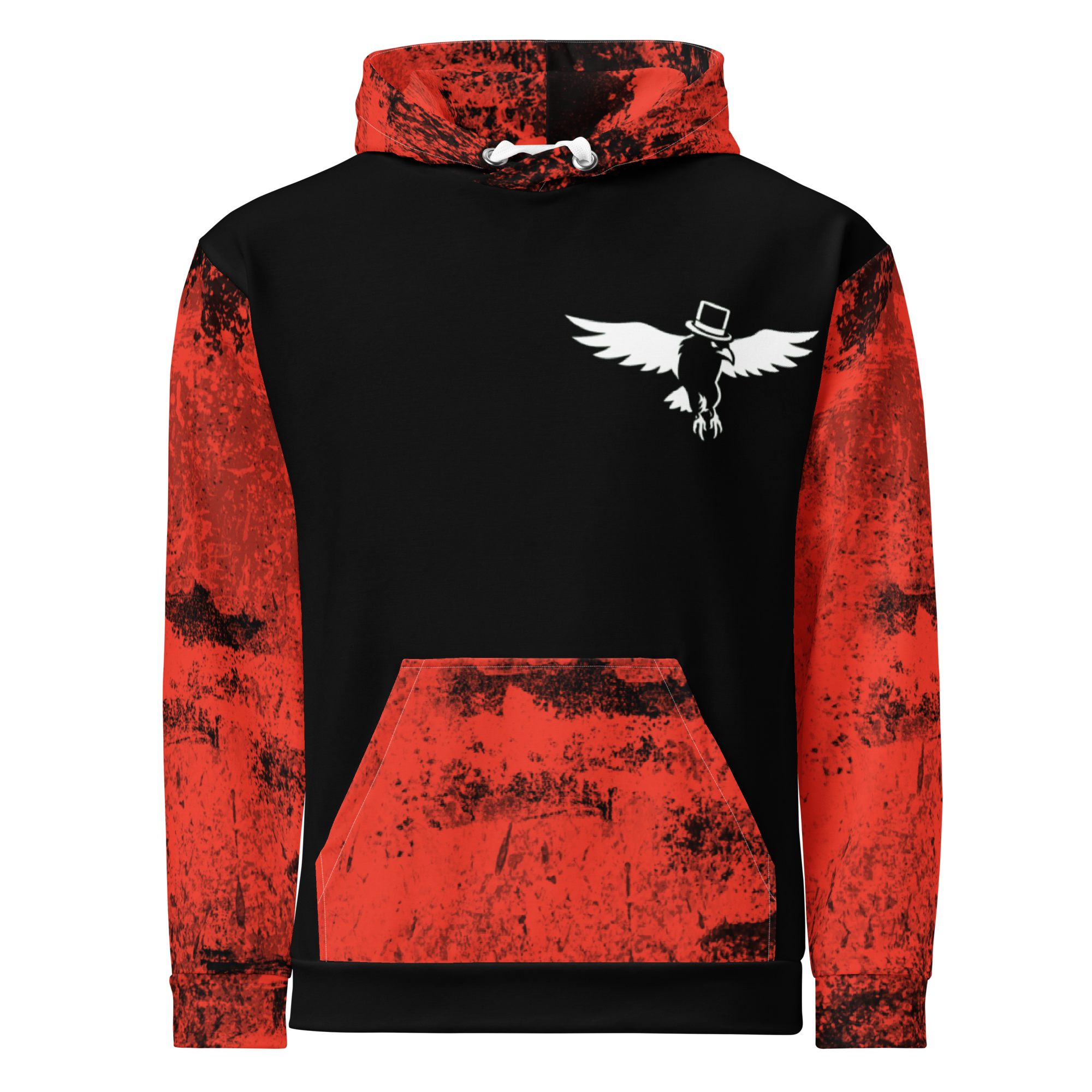 Rockstar Red Hoodie – Bold Red & Black