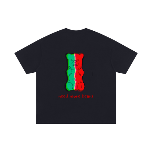 Oversized Cotton T-Shirt gummy bear oG